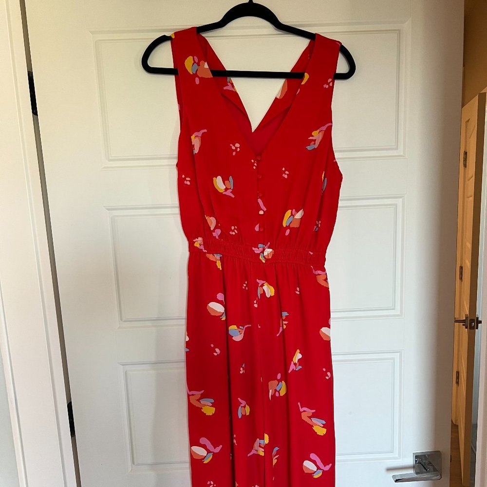 Red Summer Jumpsuit